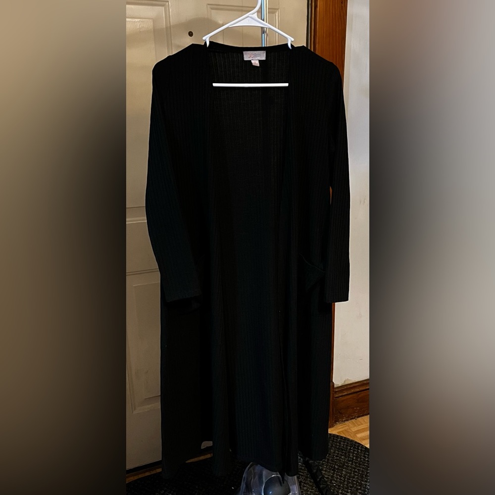 LulaRoe Sarah long duster cardigan sz S